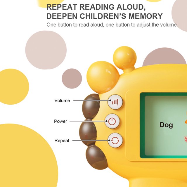 Jucarie educativa Montessori pentru copii cu cititor de carduri flash, 60 carduri, incarcare MicroUSB, 2 ani+, Girafa galbena, bebeLOGIC™ - imagine 12