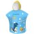 prosop poncho plaja microfibra copiii albastru